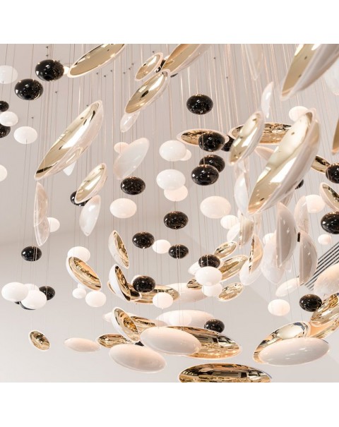Villa hotel showroom crystal glass chandelier