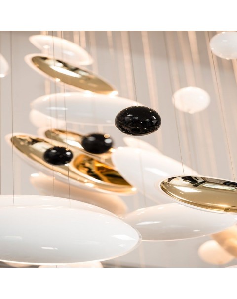 Villa hotel showroom crystal glass chandelier