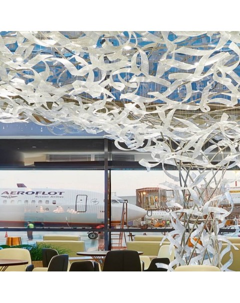 Villa hotel showroom club art crystal glass chandelier