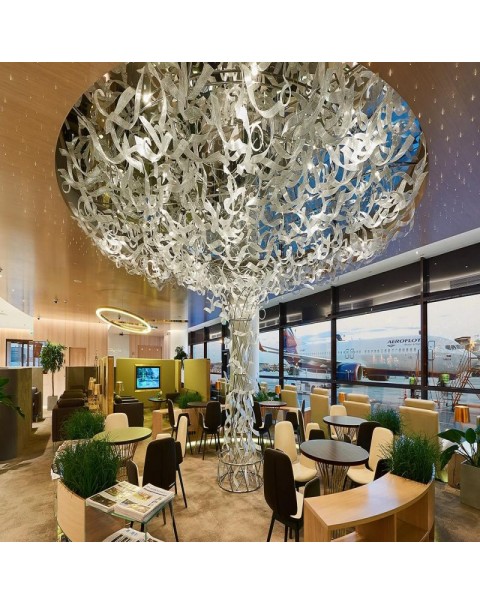Villa hotel showroom club art crystal glass chandelier