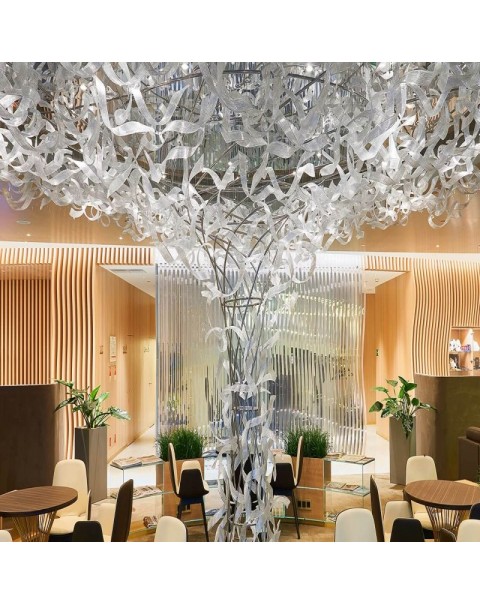 Villa hotel showroom club art crystal glass chandelier