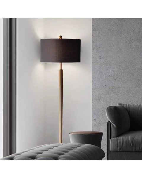 Scandinavian post-modern light luxury senior sense of designer bedroom floor lamp simple decorative living room sofa next to the vertical light