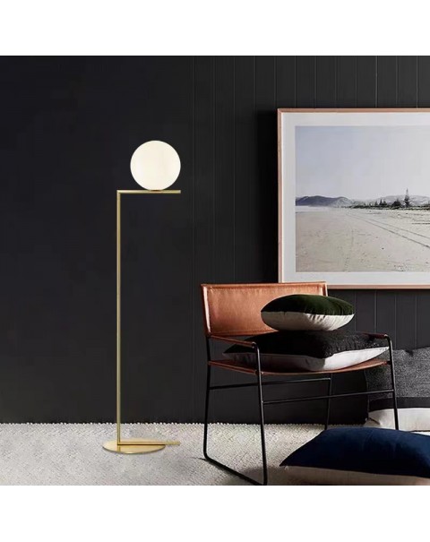 Italy flos orb floor lamp living room designer light luxury minimalist bedroom minimalist copper floor lamp