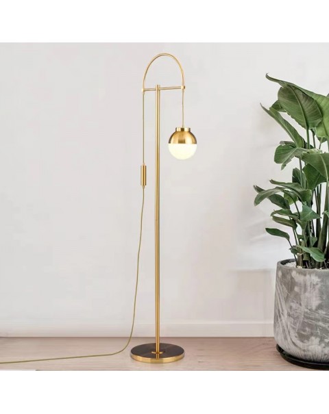 Scandinavian lamps and lanterns post-modern minimalist living room bedroom villa bedside model room American creative fishing floor lamps