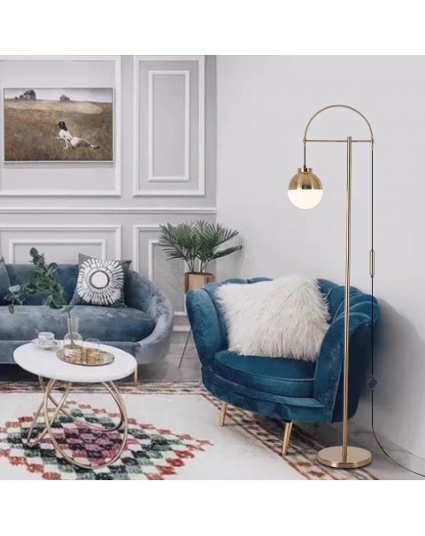 Scandinavian lamps and lanterns post-modern minimalist living room bedroom villa bedside model room American creative fishing floor lamps