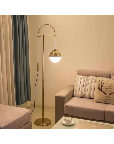 Scandinavian lamps and lanterns post-modern minimalist living room bedroom villa bedside model room American creative fishing floor lamps