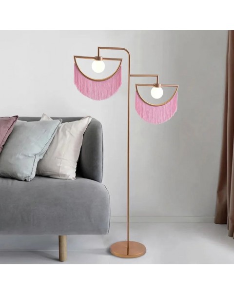 Modern creative lamps and lanterns simple living room bedroom study tassel floor lamp designer models decorative lamps