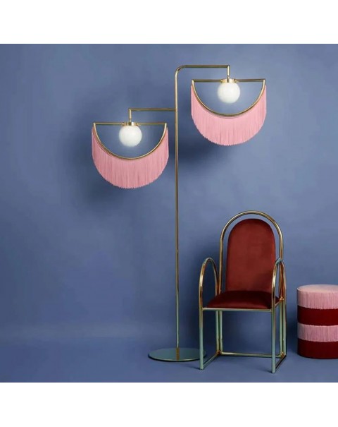 Modern creative lamps and lanterns simple living room bedroom study tassel floor lamp designer models decorative lamps