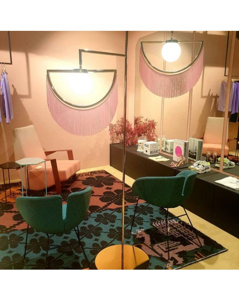 Modern creative lamps and lanterns simple living room bedroom study tassel floor lamp designer models decorative lamps