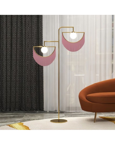 Modern creative lamps and lanterns simple living room bedroom study tassel floor lamp designer models decorative lamps