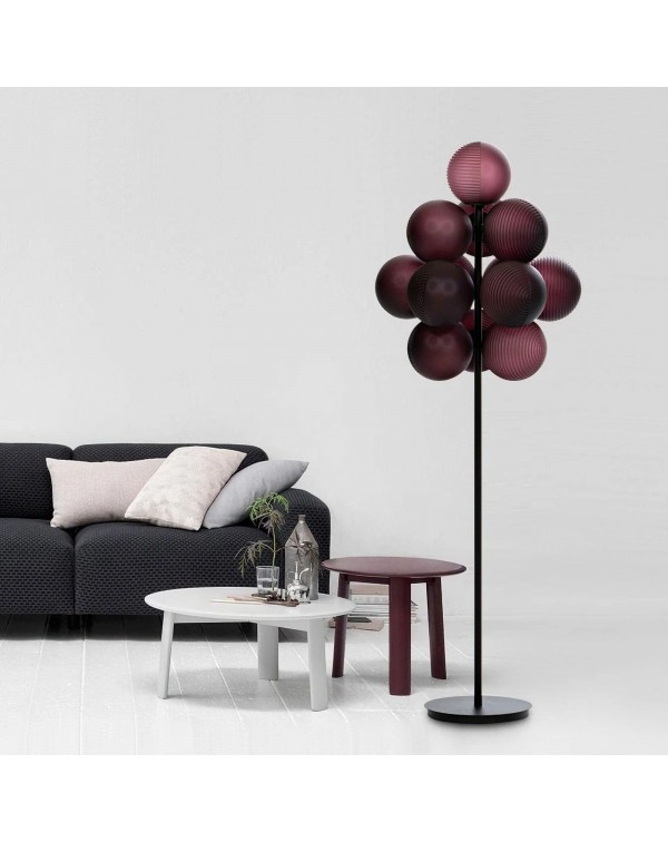 Scandinavian table lamp corrugated ball creative p...