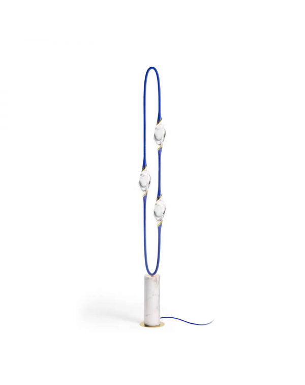 Modern light luxury minimalist crystal floor lamp ...