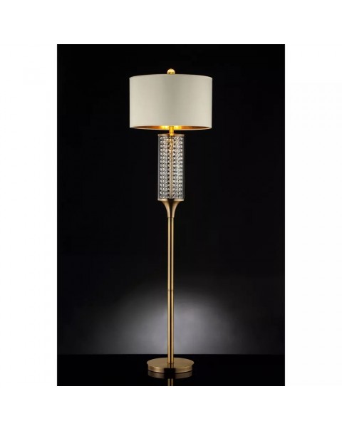Scandinavian creative light luxury high-end custom showroom showroom crystal fabric floor lamp designer soft furnishing floor lamps