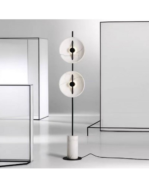 Scandinavian marble living room decorative household simple modern art bedroom creative study model room floor lamps