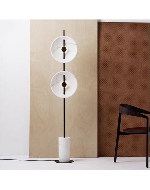Scandinavian marble living room decorative household simple modern art bedroom creative study model room floor lamps