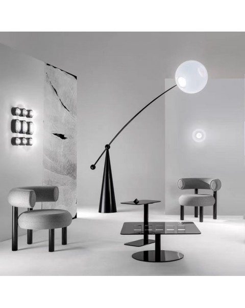 Scandinavian living room sofa side fishing lamp floor lamp bedroom modern simple high value designer villa decorative lamps