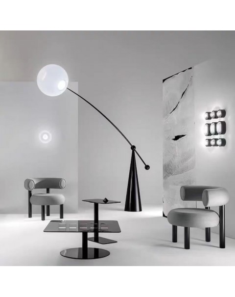 Scandinavian living room sofa side fishing lamp floor lamp bedroom modern simple high value designer villa decorative lamps