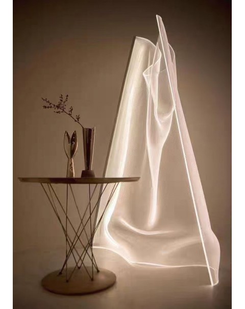 Postmodern art living room irregular acrylic floor lamp simple designer creative bedroom living room floor lamps