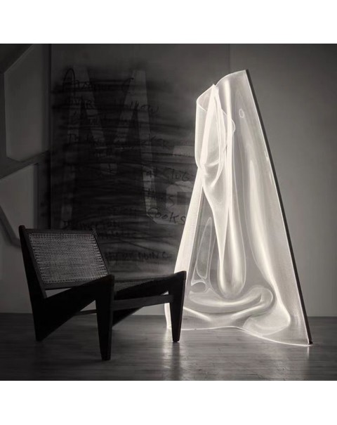 Postmodern art living room irregular acrylic floor lamp simple designer creative bedroom living room floor lamps