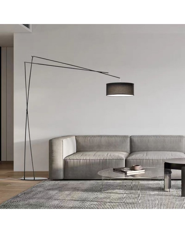 Villa living room floor lamp sofa next to the coff...
