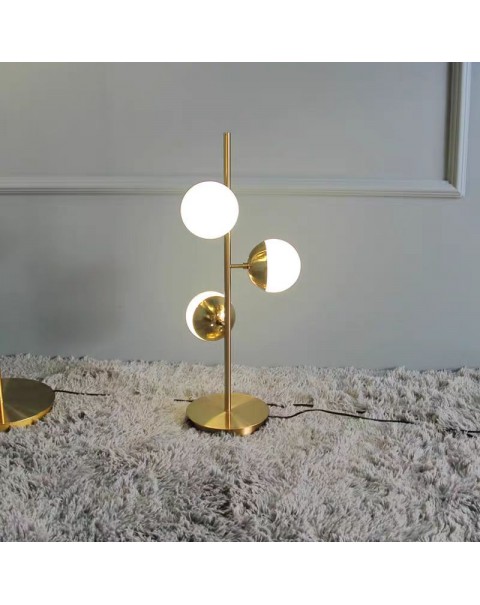 Scandinavian minimalist table lamp glass globe personalized creative living room dining room aisle balcony lamp chandelier bedroom floor lamps