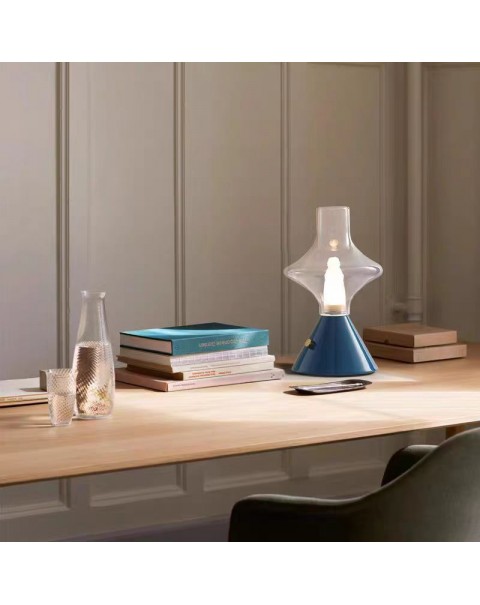 Touch Table Lamp Bar Restaurant Scandinavian Minimalist Retro Rechargeable LED Table Lamp Premium Sense Decoration Design Ambient Lights