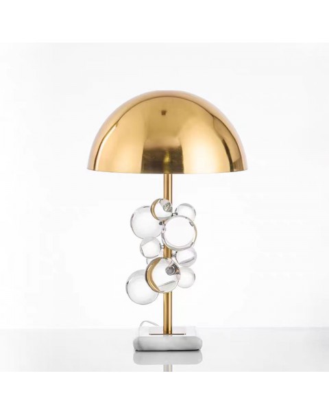 Scandinavian post-modern crystal table lamp designer model house villa hotel bedside bedroom American minimalist floor lamps