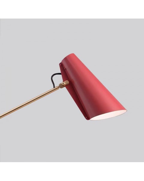 Scandinavian Creative Table Lamp Red Study Work Lamp Art Nightstand Decoration Bedroom Designer Table Lamps