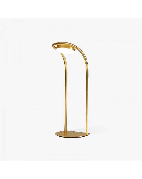 Scandinavian copper table lamp bedroom bedside lam...