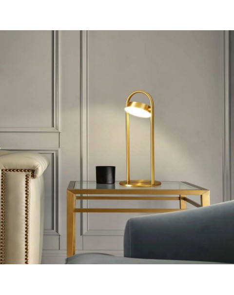 Scandinavian copper table lamp bedroom bedside lamp creative modern light luxury minimalist designer office desk reading light