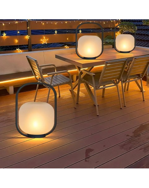 Steamer Outdoor Solar Lawn Lamp Camping Waterproof Hand Lamp Patio Landscape Lamp Terrace Garden Decorative Lights
