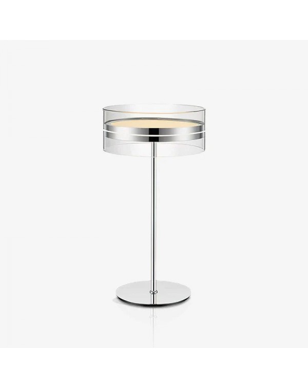 Post-modern bedroom simple glass table lamp study ...