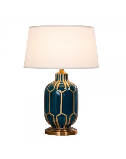 Simple modern ceramic table lamp living room large lamps and lanterns bedroom bedside lamp American country creative table lamp wedding