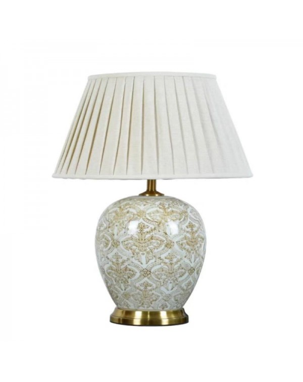  American retro ceramic table lamp villa living ro...