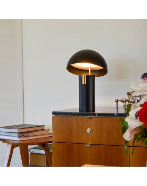 Scandinavian post-modern minimalist mushroom table lamp light luxury hotel decoration model room bedroom bedside study decorative table lamps