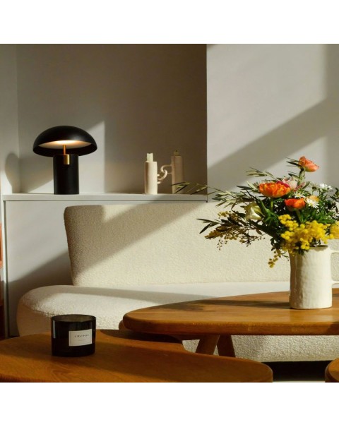 Scandinavian post-modern minimalist mushroom table lamp light luxury hotel decoration model room bedroom bedside study decorative table lamps
