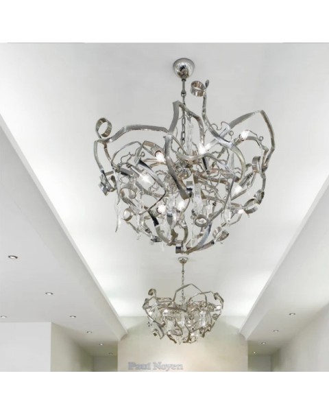 BVE Netherlands imported Delphinium post-modern light luxury art design iron villa living room dining room chandelier